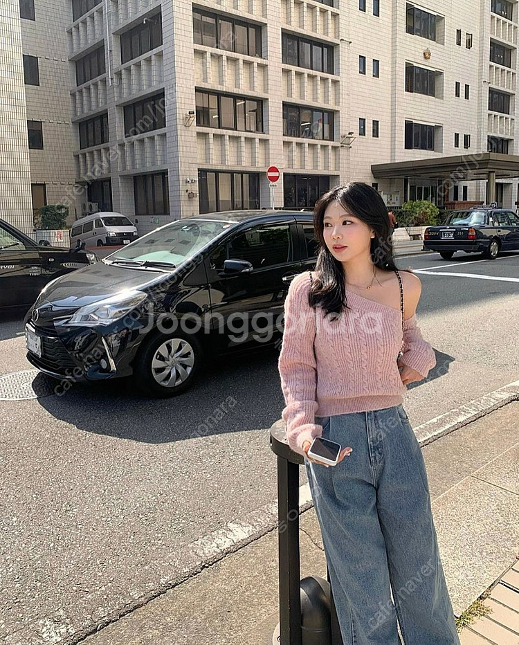 베르니 핀턱데님 M 새상품--2