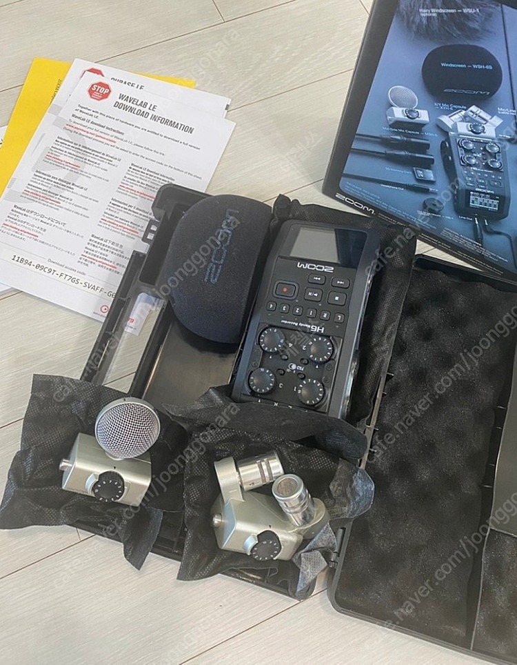 Zoom H6 handy recorder 이미지