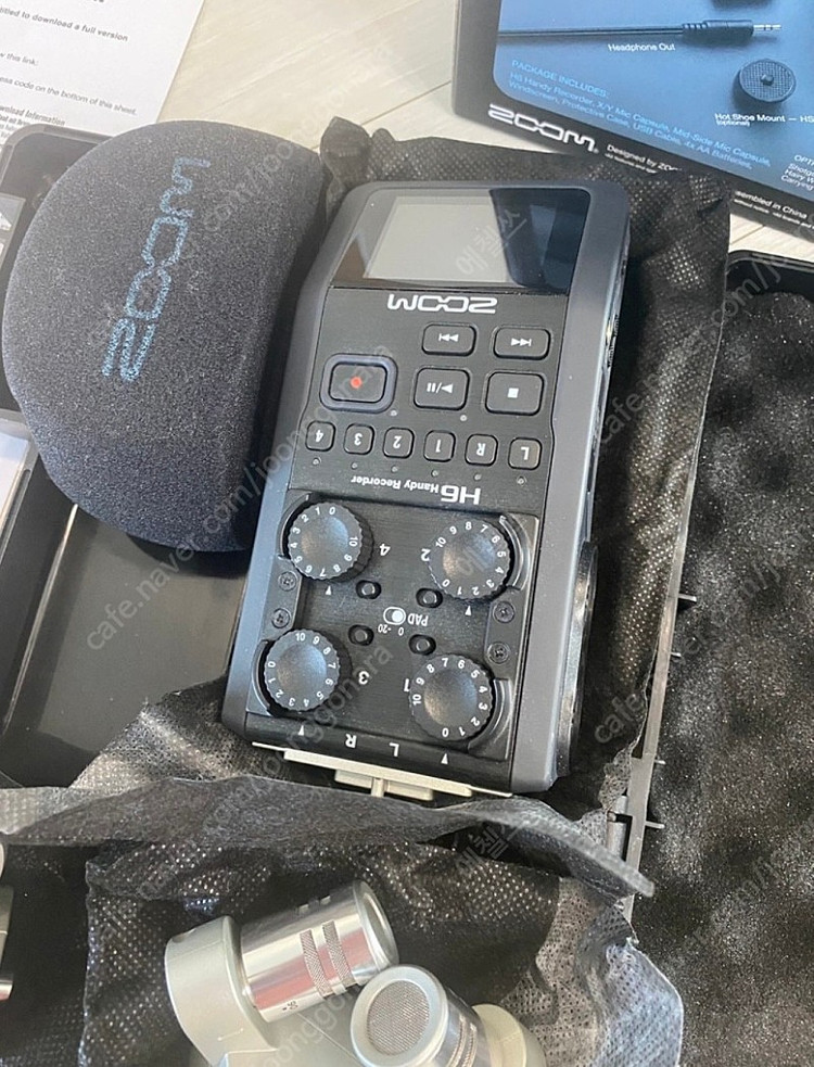 Zoom H6 handy recorder 이미지
