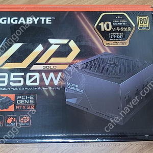 기가바이트 UD 850w gold atx3.0 풀모듈러 파워서플라이 미개봉 팝니다.