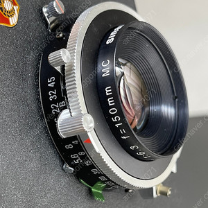4x5 대형카메라 렌즈 Sinaron G 60도 150mm F6.3