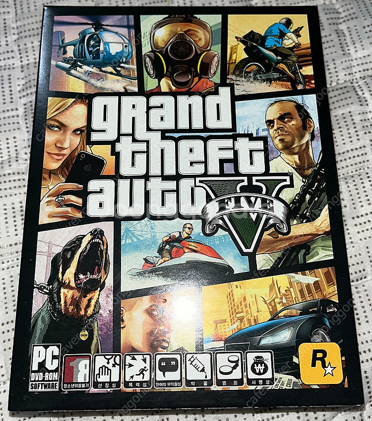 GTA5 PC DVD패키지판 팝니다.(소장용)--0