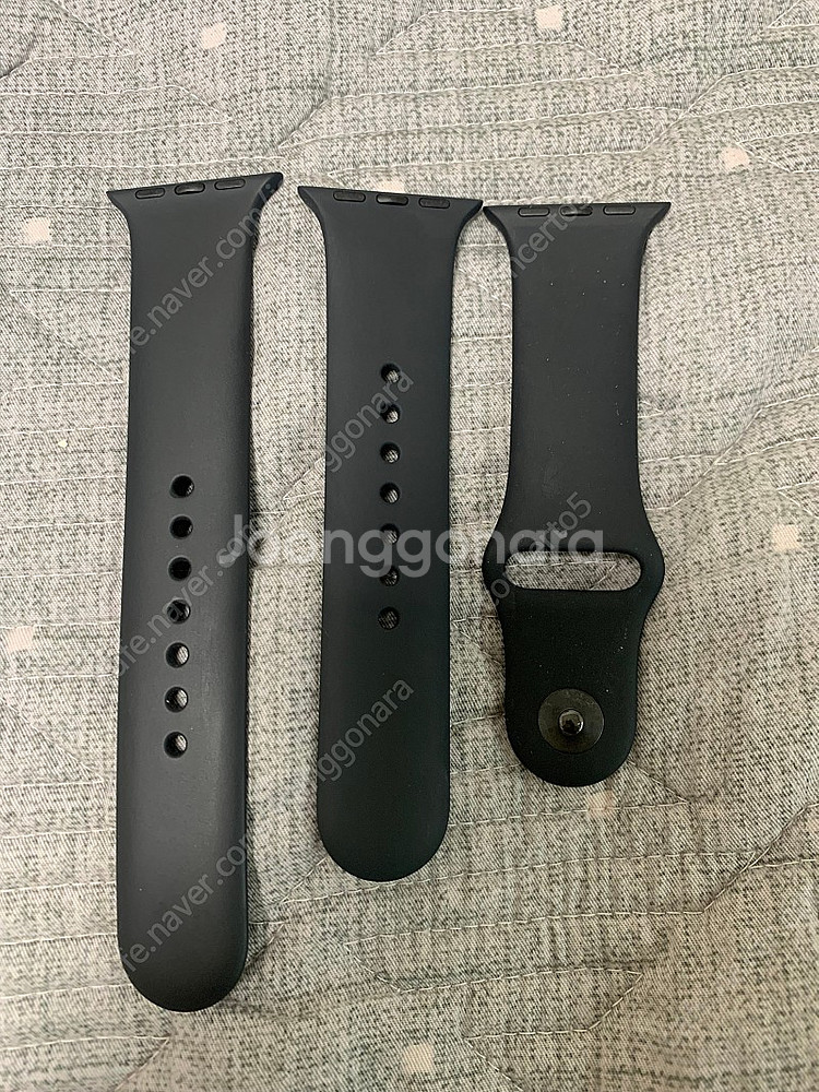 애플워치 40mm 정품 스포츠밴드(블랙)--1