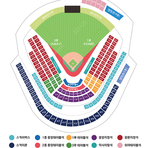 한국시리즈 3차전 3루 스카이존 2연석 통로석