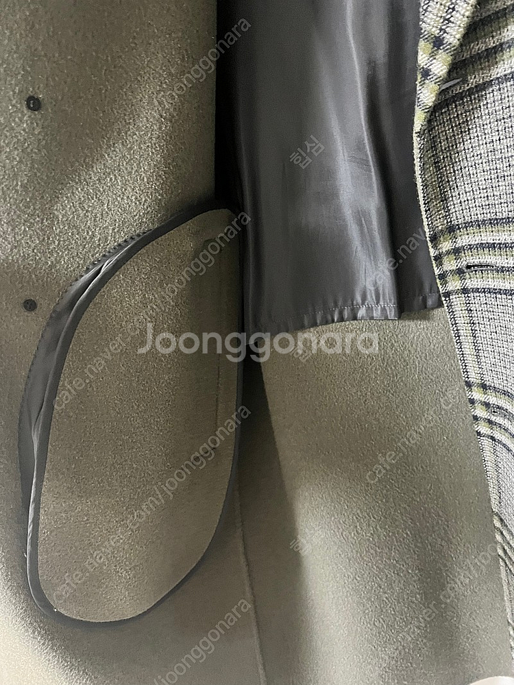 솔리드옴므 18fw 체크 코트 50 사이즈 판매--1