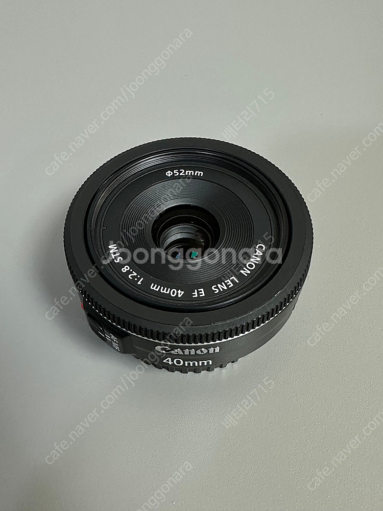 캐논 EF 40mm F2.8 팬케잌 렌즈 단품 판매--0