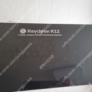 기계식 키보드 키크론 K12 White 블루투스 LED 무선 갈축 미개봉 판매