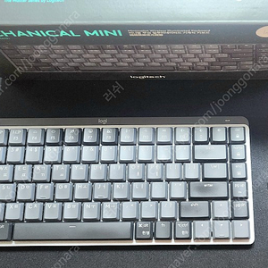 로지텍 무선 기계식 키보드 MX MECHANICAL MINI 갈축 팝니다. ( 9만원 )