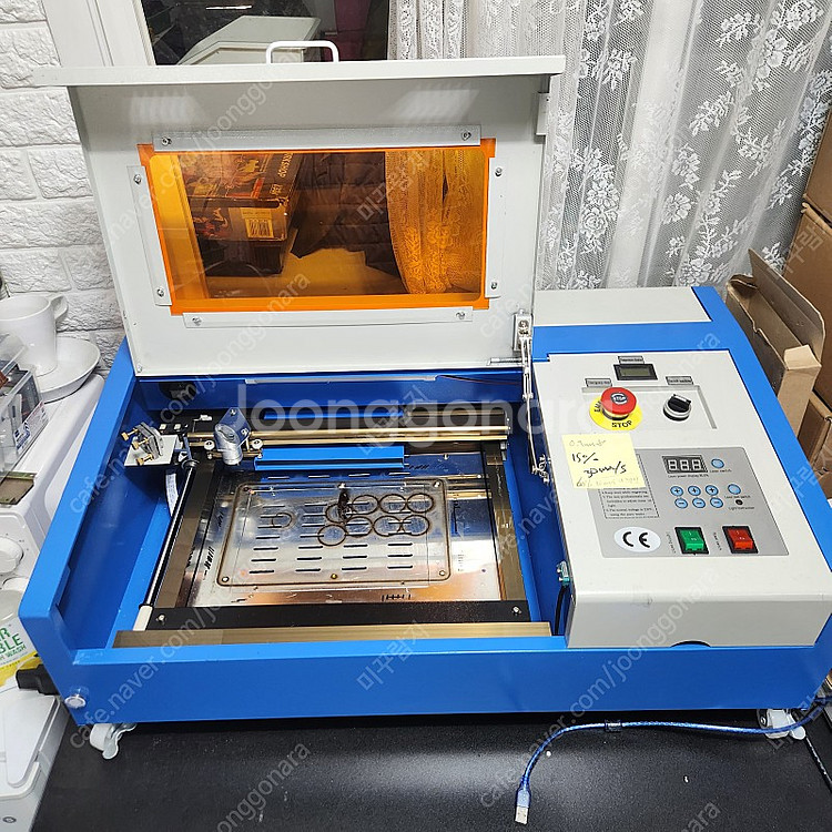 CO2 레이저 조각기 3020 40W + 제어용 컴퓨터...--1