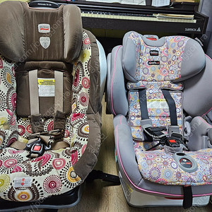 아기 카시트(2.3~18kg, 9.1~31.8kg, Britax), 원목흔들의자