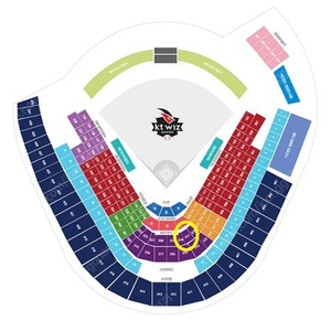 11월 10일 한국시리즈 3차전 LG엘지 vs KT 중앙지정석 207블럭 1열 2연석