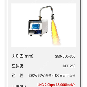 에너텍 직화기 dft-250