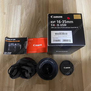 [광주] 캐논 EF 16-35mm F/4L IS USM 렌즈 팝니다