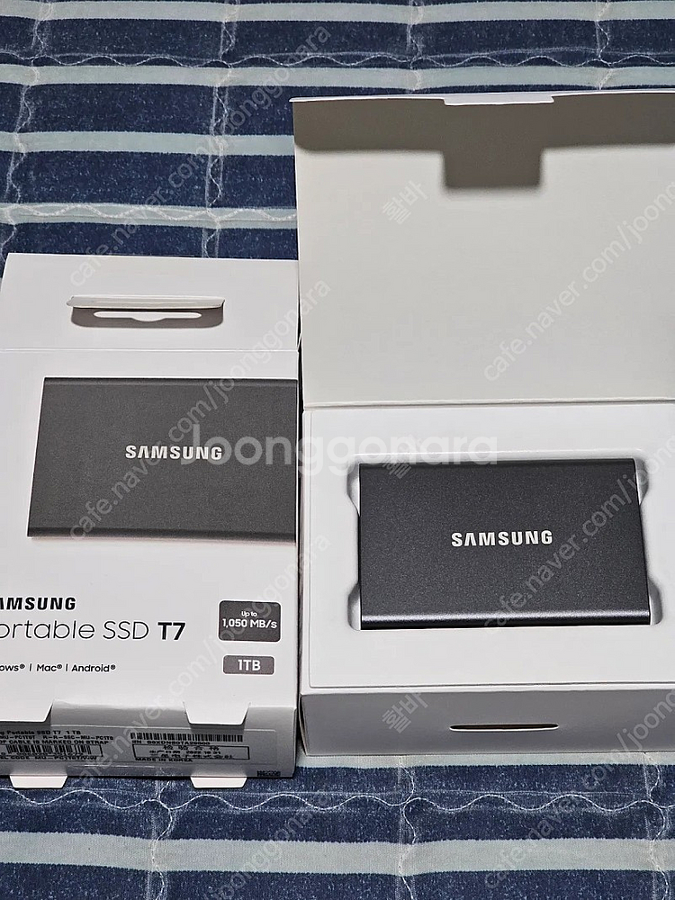 삼성 ssd t7 1tb 7만에 판매합니다--0