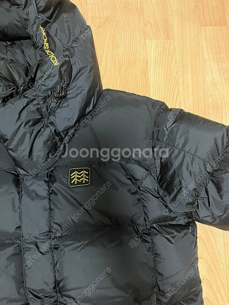 코오롱 헤스티아 구스패딩-사이즈 100 (블랙색상)--------10만--3