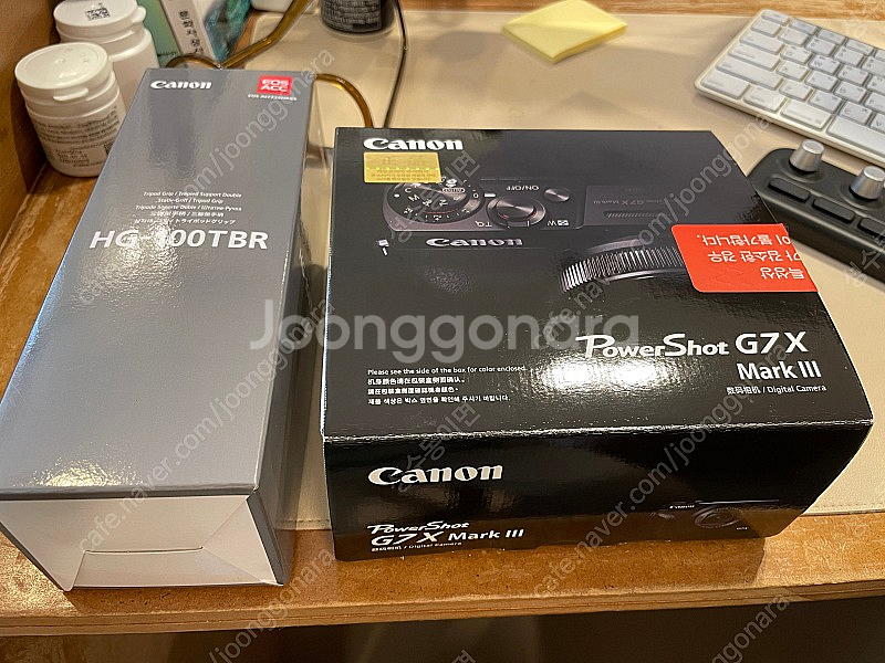 캐논 g7x mark3 + 삼각대그립 + 64기가메모리...--5