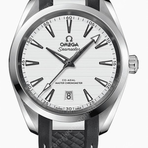 오메가 씨마스터 아쿠아테라 38미리 흰판 판매 (백화점 23년 6월말 스탬핑)