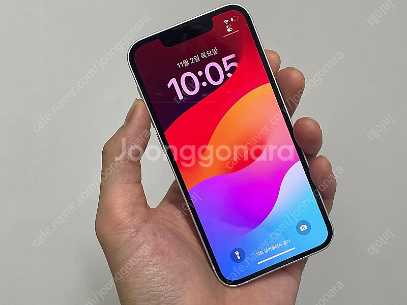 아이폰 13미니 화이트 128GB 애케플 24년 10월...--0