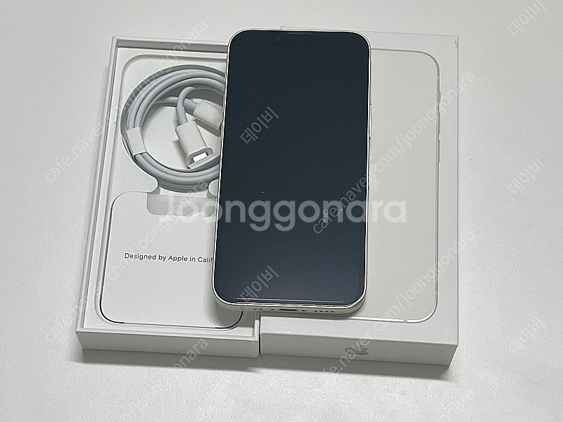 아이폰 13미니 화이트 128GB 애케플 24년 10월...--2