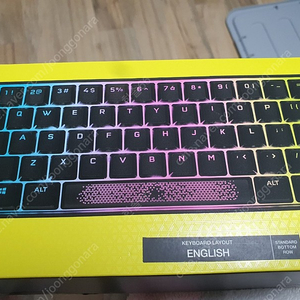 커세어 k65 rgb mini 은축 팝니다