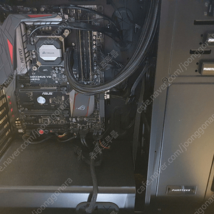 6400t es, z170 maximus viii hero, corsair h110i 반본체