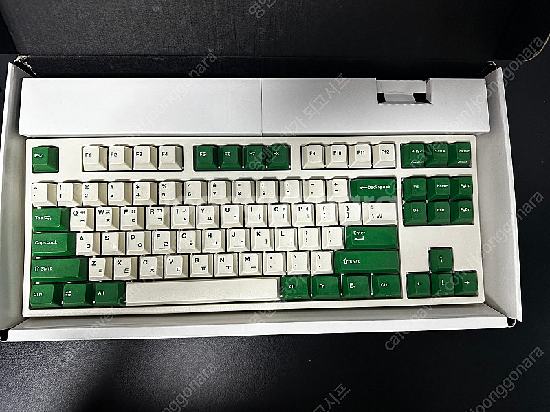 급처)레오폴드 fc750r 에버 그린 적축 한글각인--0