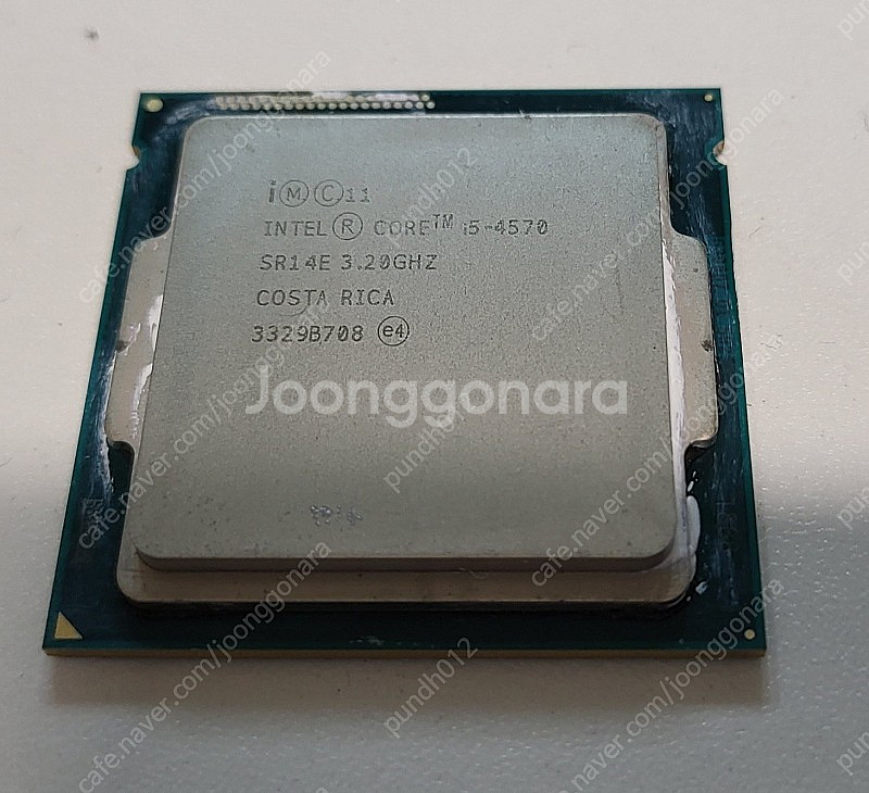 인텔 CPU I5 4570 3.2Ghz 팝니다--3