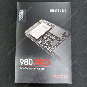 삼성 980 Pro 500GB SSD 판매합니다.