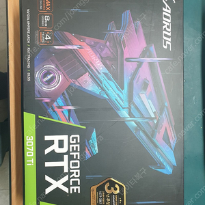 기가바이트AORUS RTX3070Ti Master