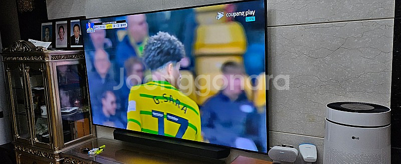 삼성 qled85인치tv(스탠드) 23년6월구매 팝니다--3