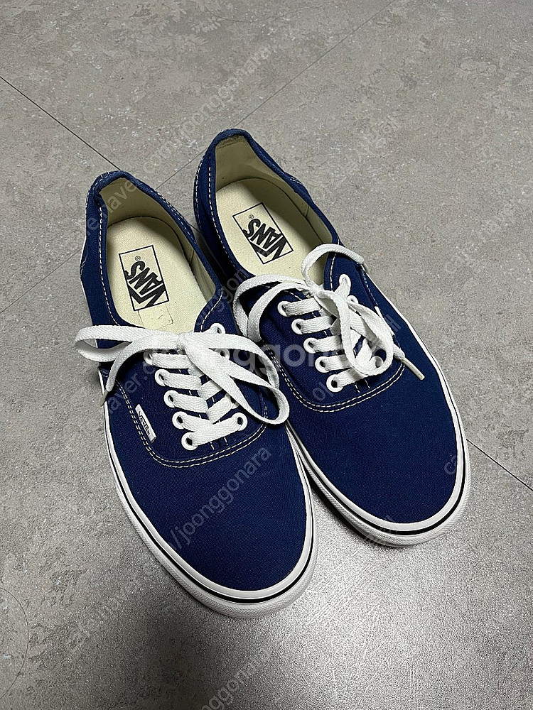 반스 어센틱 네이비블루 280 size--0