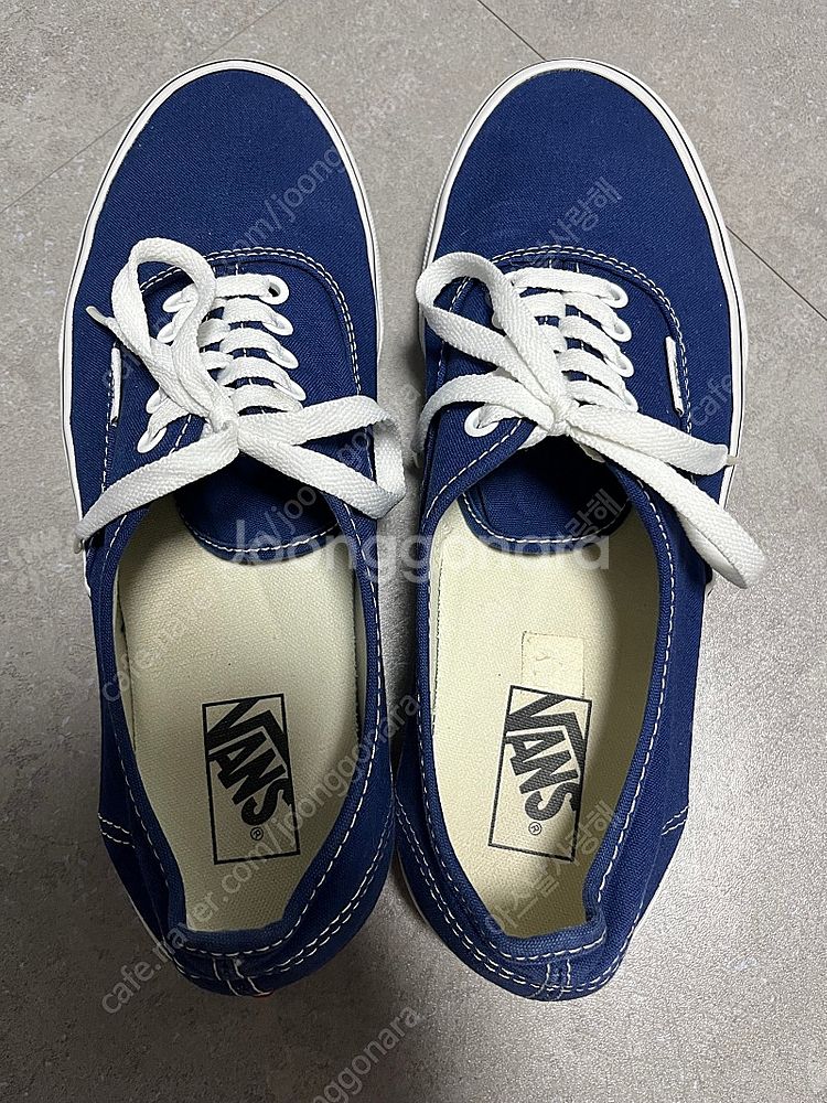반스 어센틱 네이비블루 280 size--1