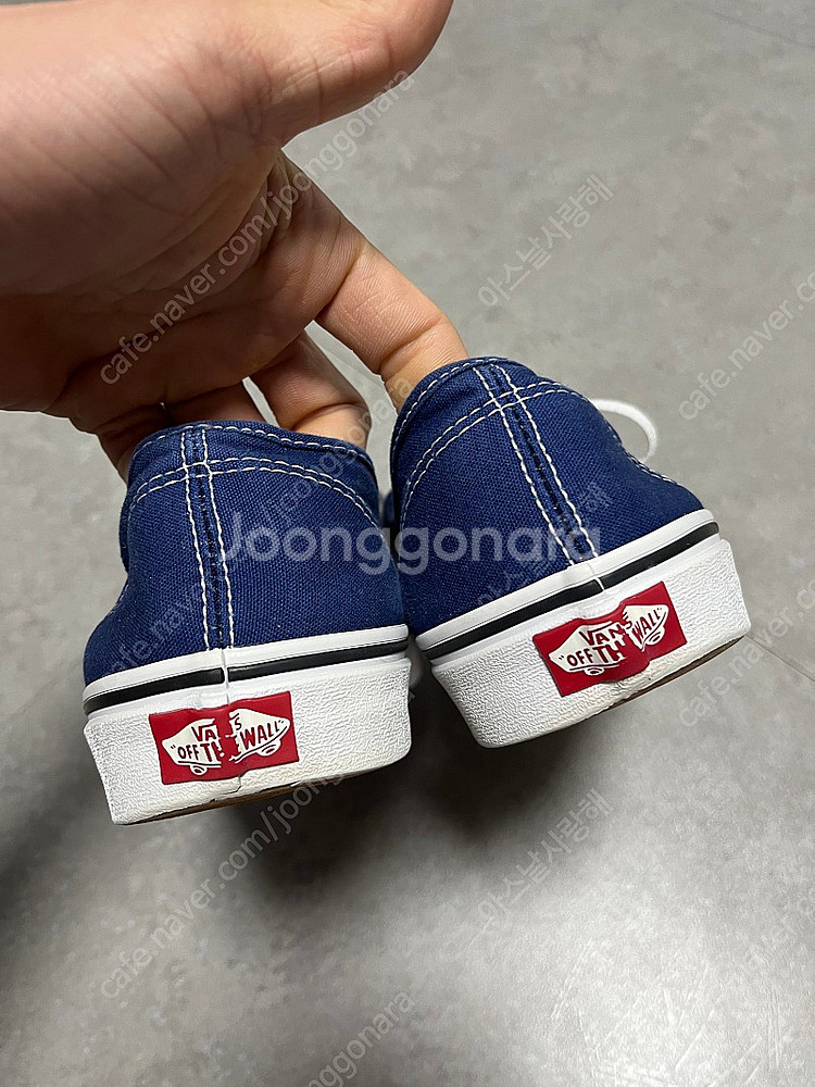 반스 어센틱 네이비블루 280 size--2