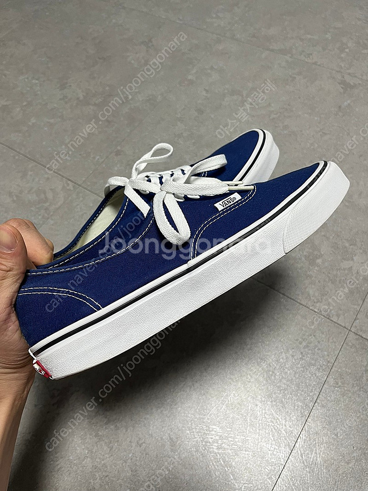 반스 어센틱 네이비블루 280 size--3