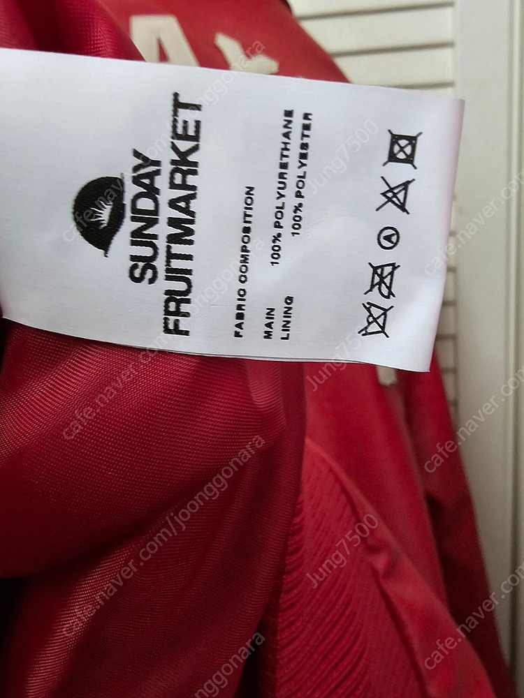 L) 선데이후르츠마켓 페이크 레더 자켓--4