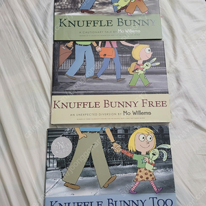 Knucffle Bunny(너플 버니) Mo Willems(모 윌렘스) 영어원서 하드커버 3권 세트