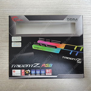 지스킬 트라이던트Z RGB 4000 CL15 16GB(8GB*2) 듀얼킷 판매