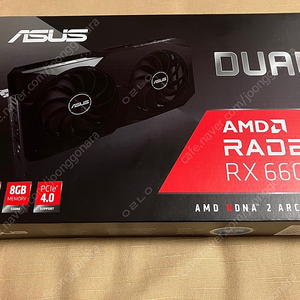 ASUS 라데온 RX6600 dual 8gb팝니다