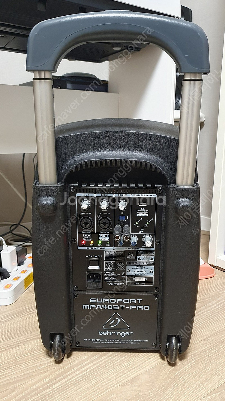 충전식스피커 베링거 mpa-40bt pro 새거동품--0