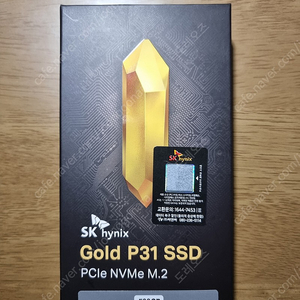 SK하이닉스 SSD P31 GOLD 500GB 미사용제품 택포 5만