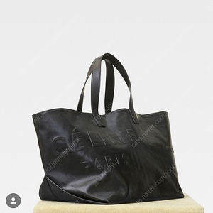 올드 셀린 celine made in leather 토트 백 블랙