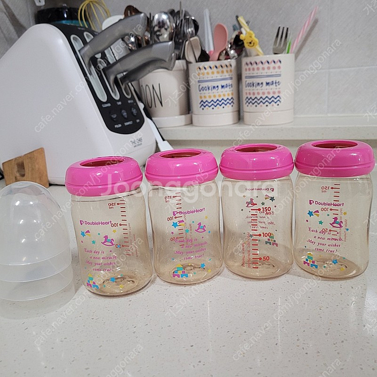 더블하트 젖병 160ml 일괄--0