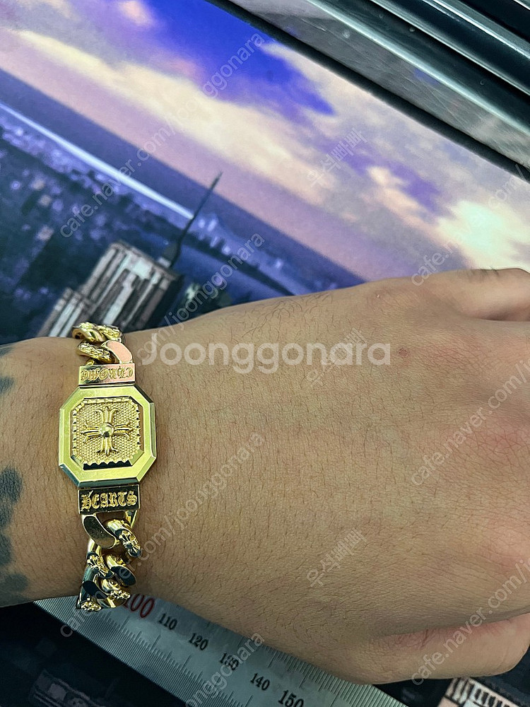 18k 크롬하츠 팔찌 판매/교환--0