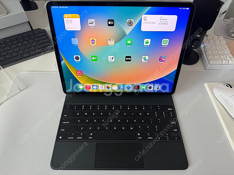 아이패드12.9 5세대 256 셀룰러(애케플) / 애플펜슬2 / 매직키보드 판매--0