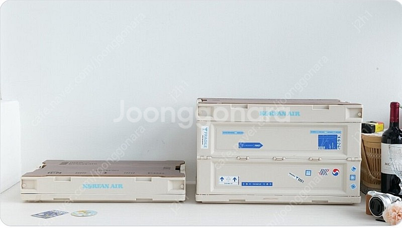 새상품) 대한항공 캠핑폴딩박스 판매해요--0