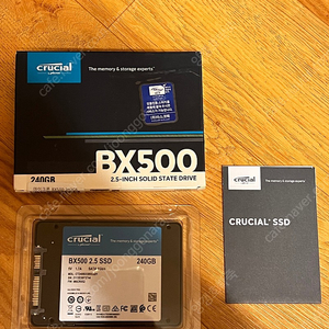택포 2.3)마이크론 크루셜 BX500 240GB