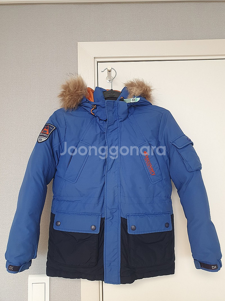 (가격대폭내림)디스커버리 패딩 130사이즈--0