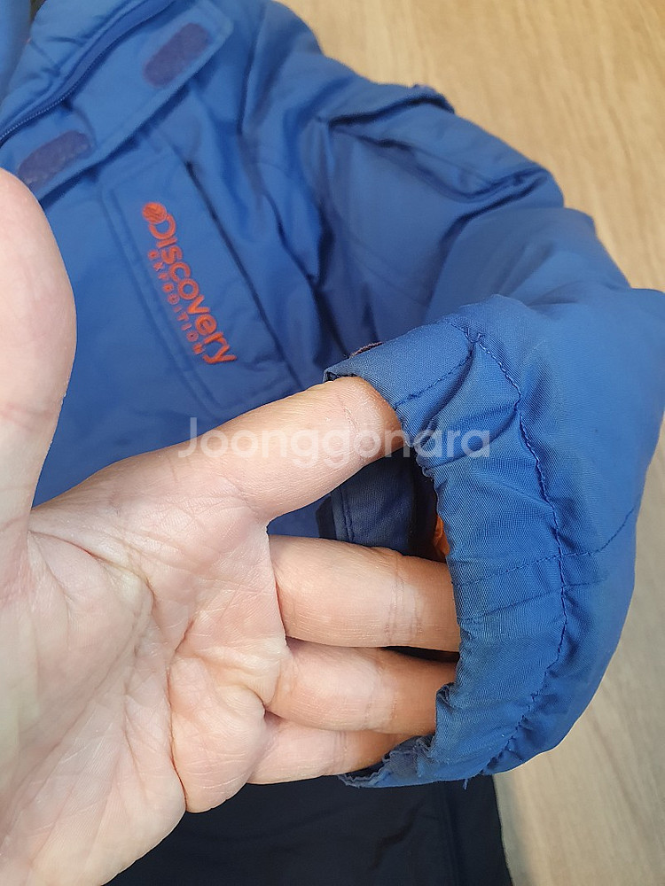 (가격대폭내림)디스커버리 패딩 130사이즈--1