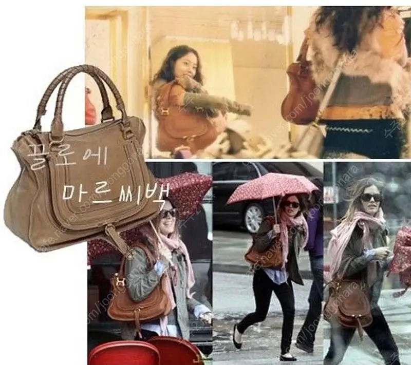 끌로에 마르씨 미듐백 이미지