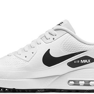 할인<국내정품> 나이키 AIR MAX 90 G 남여 골프화 CU9978-101 화이트/블랙